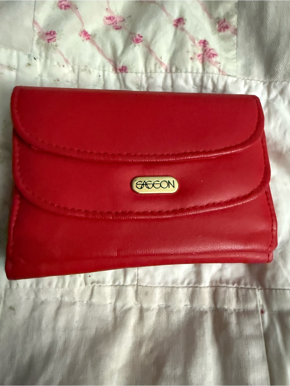 Vintage 1980’s Sasson Faux Leather Women’s Wallet